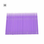 100pcs Disposable Colorful Cotton Swabs Eyelash Brushes Cleaning Swab Hot Natural Eyelashes Remover Tattoo Microbrush Kit