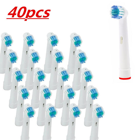 Wholesale New 8pcs or 12pcs or 16pcs or 20pcs or 40pcs Compatible Replacement Toothbrush Head for Oral B Models Fast Shipping