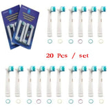 Wholesale New 8pcs or 12pcs or 16pcs or 20pcs or 40pcs Compatible Replacement Toothbrush Head for Oral B Models Fast Shipping