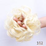 Women Curly Chignon Hair Clip In Hairpiece Extensions Bun for Brides 8 Colors Synthetic High Temperature Fiber Chignon