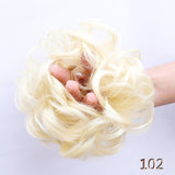 Women Curly Chignon Hair Clip In Hairpiece Extensions Bun for Brides 8 Colors Synthetic High Temperature Fiber Chignon