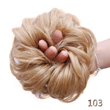 Women Curly Chignon Hair Clip In Hairpiece Extensions Bun for Brides 8 Colors Synthetic High Temperature Fiber Chignon