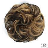 Women Curly Chignon Hair Clip In Hairpiece Extensions Bun for Brides 8 Colors Synthetic High Temperature Fiber Chignon