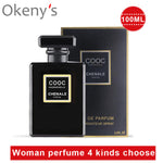 100ML Original Perfume Women Fragrance Long Lasting for Female Parfum Natural Femininity Lady Glass Bottle Atomizer Water