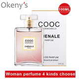 100ML Original Perfume Women Fragrance Long Lasting for Female Parfum Natural Femininity Lady Glass Bottle Atomizer Water