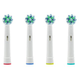 4pcs Replacement Toothbrush Heads for Oral Hygiene B Cross Floss Precision Soft Bristle Duty Free Electric Tooth Brushes Heads