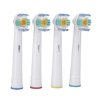 4pcs Replacement Toothbrush Heads for Oral Hygiene B Cross Floss Precision Soft Bristle Duty Free Electric Tooth Brushes Heads