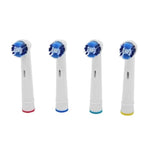 4pcs Replacement Toothbrush Heads for Oral Hygiene B Cross Floss Precision Soft Bristle Duty Free Electric Tooth Brushes Heads