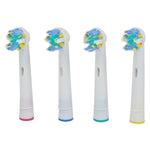 4pcs Replacement Toothbrush Heads for Oral Hygiene B Cross Floss Precision Soft Bristle Duty Free Electric Tooth Brushes Heads