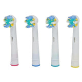 4pcs Replacement Toothbrush Heads for Oral Hygiene B Cross Floss Precision Soft Bristle Duty Free Electric Tooth Brushes Heads