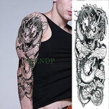 Waterproof Temporary Tattoo Sticker eye clock bird Pagoda full arm large size fake tatto flash tatoo sleeve tato for men women