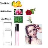 Brand 3ML Women Men Perfume Long-Lasting Atomizer Bottle Glass Fashion Lady Female Parfum Flower Fruit Deodorant Aromatic Water