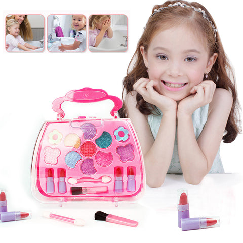 Princess Girls Simulation Dressing Table Makeup Toy Cosmetics Party Performances Dressing Box Set Children Christmas Gift TSLM1
