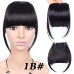 AliLeader Black Brown Blonde Fake Fringe Clip In Bangs Hair Extensions With High Temperature Synthetic Fiber