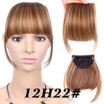 AliLeader Black Brown Blonde Fake Fringe Clip In Bangs Hair Extensions With High Temperature Synthetic Fiber