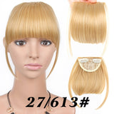 AliLeader Black Brown Blonde Fake Fringe Clip In Bangs Hair Extensions With High Temperature Synthetic Fiber