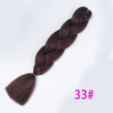 VERVES Synthetic Braiding Hair Extensions 1 piece 24'' 100g/pcs yaki straight High Temperature Fiber crochet braids bulk hair