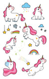 Rocooart Cartoon Unicorn Tattoo For Kid Cute Fake Taty Children Tatouage Temporaire Body Art Waterproof Temporary Tattoo Sticker