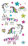 Rocooart Cartoon Unicorn Tattoo For Kid Cute Fake Taty Children Tatouage Temporaire Body Art Waterproof Temporary Tattoo Sticker