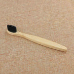 1PC Environmental Bamboo Charcoal Health Toothbrush  For Oral Care Teeth Cleaning Eco Medium Soft Bristle Brushes