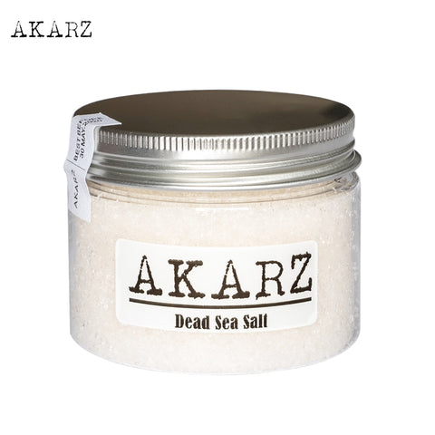 AKARZ Brand 100% Pure Mineral Dead Sea Salt Origin Jordan Fine Grain Relieving psoriasis eczema and acne skin body care