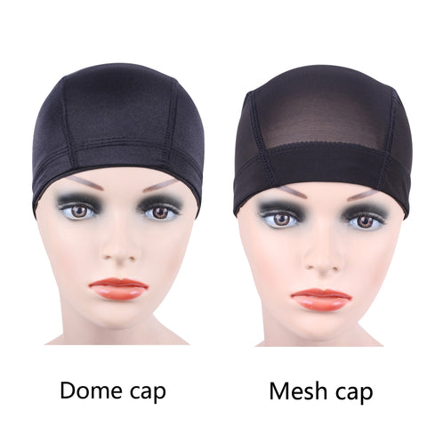 1pcs Glueless Hair net wig cap for Making Wigs Spandex Net Elastic Dome cap Mesh dome cap